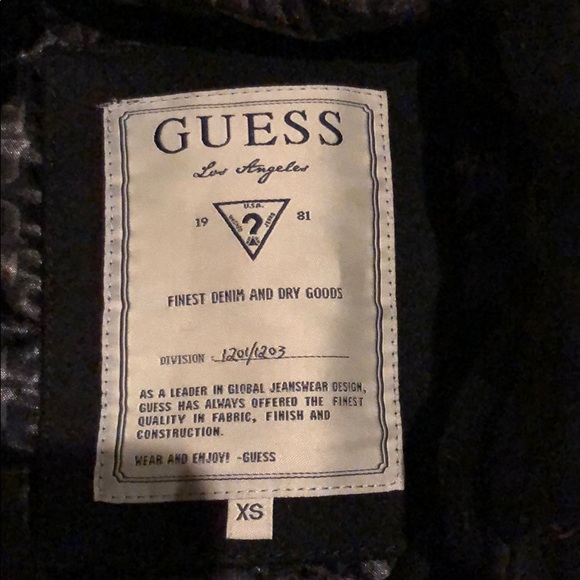 Guess Black Pea Coat - Picture 3 of 4